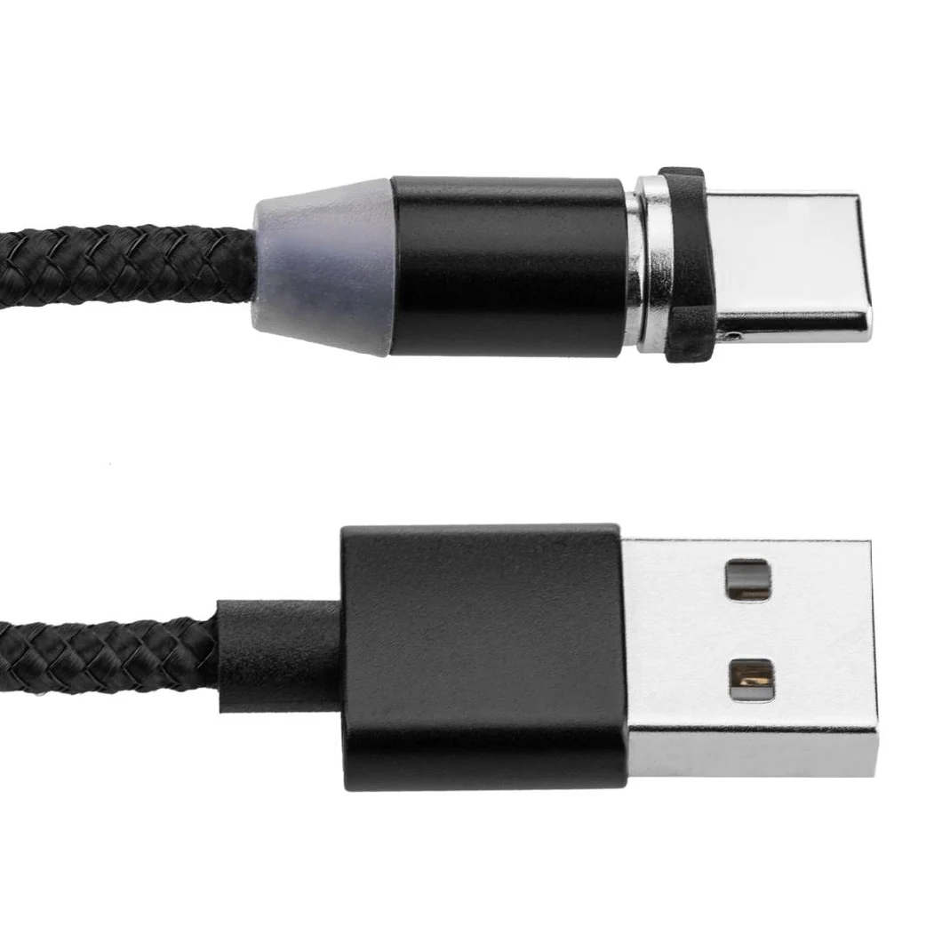 Hot Selling Factory Fast Charging Data Cable Magentic 2 in1 Charge for Mobile Phone 1m 2m