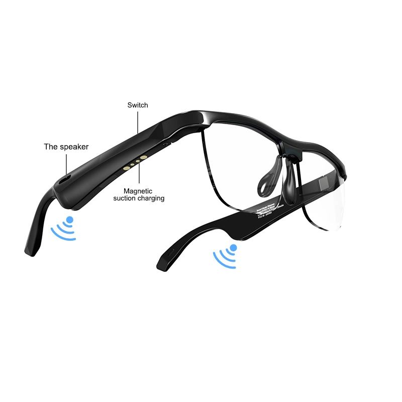 New Style Fashionable Smart Bluetooth Audio Sunglasses Sports Gaming Tws Handsfree Mobile Stereo Wireless Bluetooth Headset