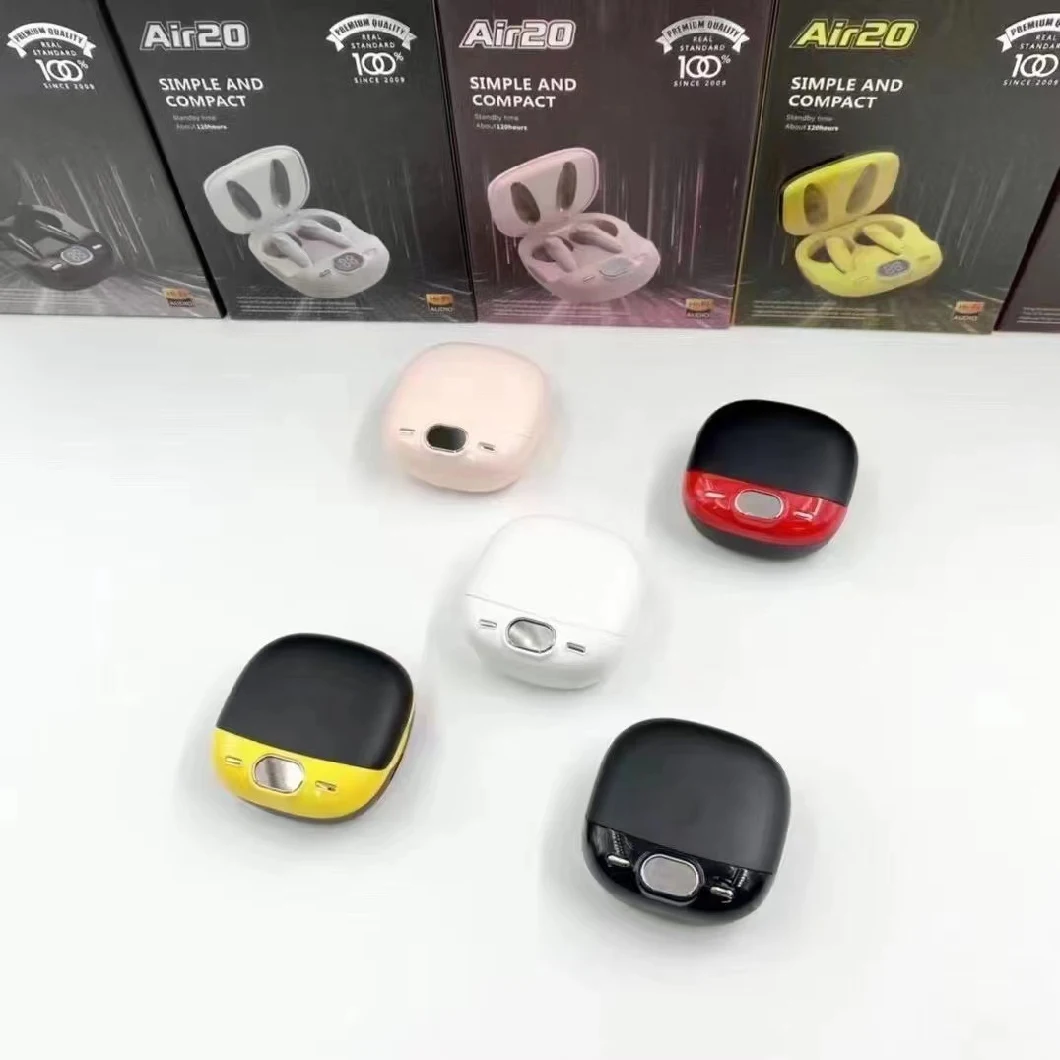 Air 20 Mini Wireless Headphones Bluetooth 5.0 Earphone Air Earbuds Handsfree Headset with Charging Box for iPhone Huawei Xiaomi