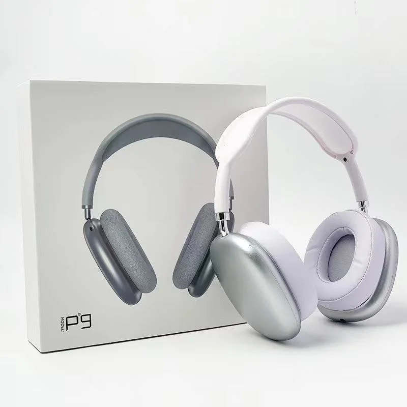 2023 New P9 Tws Audifonos Bluetooth Earphone Wireless Head-Mounted Headphone Headset for iPhone Xiaomi